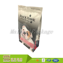 Wholesale Cheap Custom Vivid Printing Flat Bottom Aluminum Foil Resealable Zipper Dog Food Packing Bag